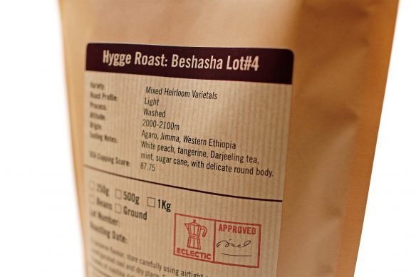 Eclectic Coffee Roasters Consett Country Durham nano roastery Hygge light roast coffee bean