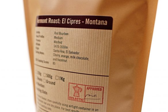 Eclectic Coffee Roasters Consett Country Durham nano roastery Vermont medium roast coffee bean