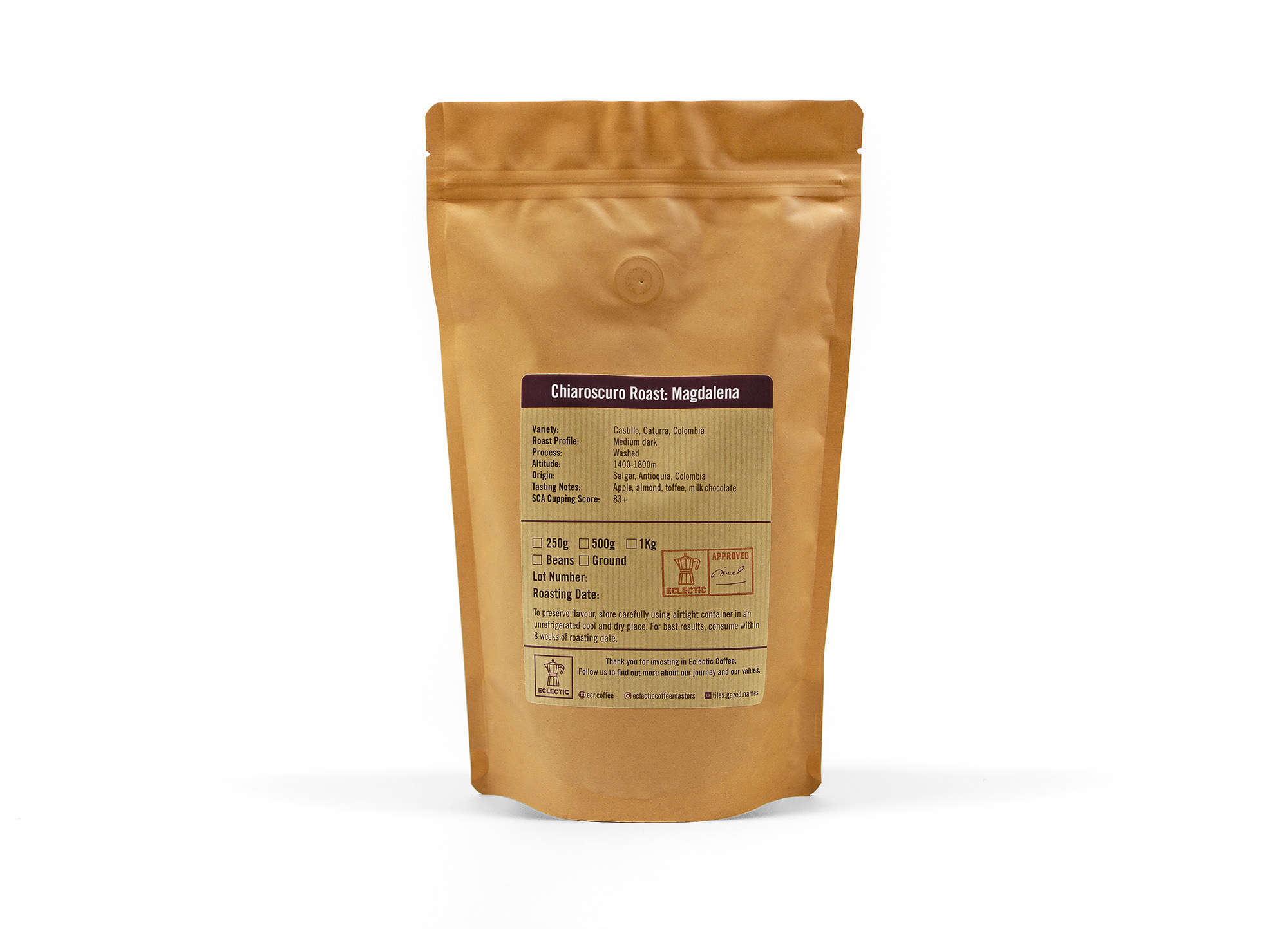 Medium dark roast — Chiaroscuro